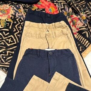Boys Crewcuts Stretch Size 7 Chinos. Four (4) total lot.